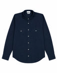 Camicia Texana Lino Tinta Unita
