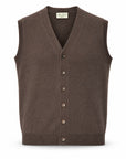 Gilet Abbottonato Cachemire BS
