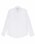 Polo Camicia Lino Tinta Unita