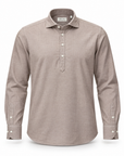 Polo Camicia Over Flanella Unita