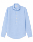 Polo Camicia Lino Tinta Unita