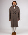 Cappotto Doppiopetto Over Pied de Poule
