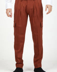 Pantalone Cargo Flanella