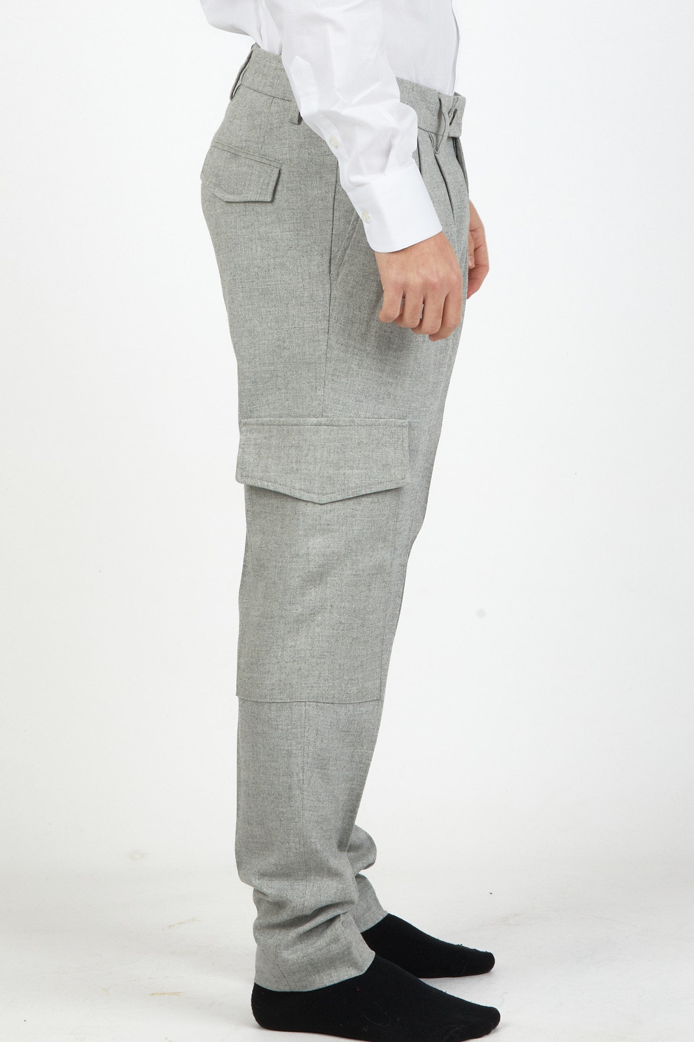 Pantalone Cargo Flanella