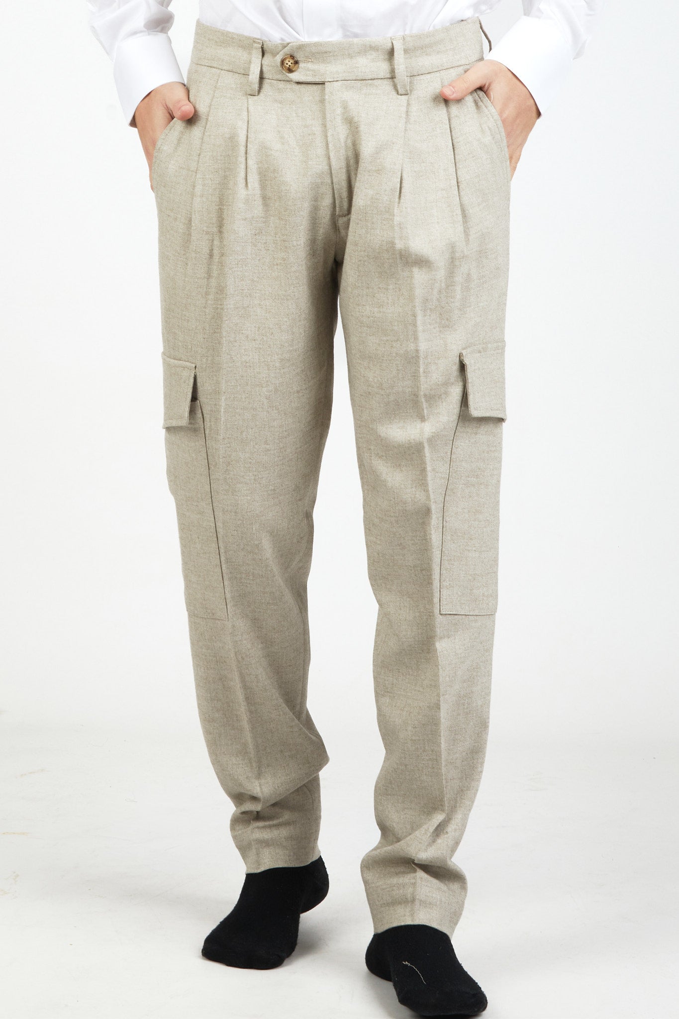 Pantalone Cargo Flanella