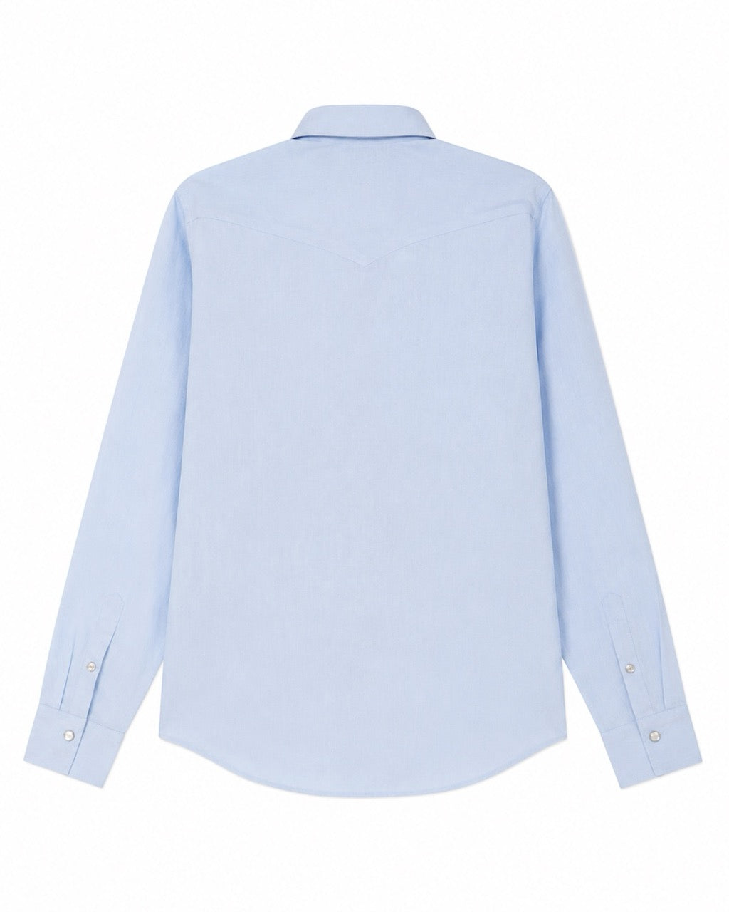 Camicia Texana Lino Tinta Unita