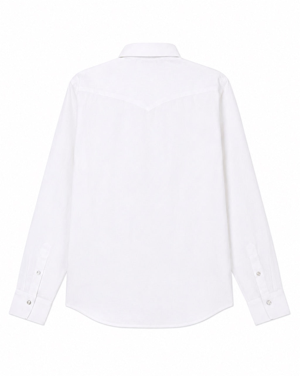 Camicia Texana Lino Tinta Unita