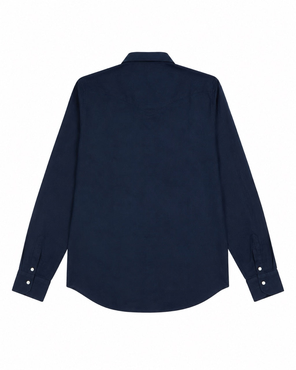 Camicia Texana Lino Tinta Unita