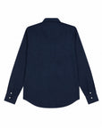 Camicia Texana Lino Tinta Unita