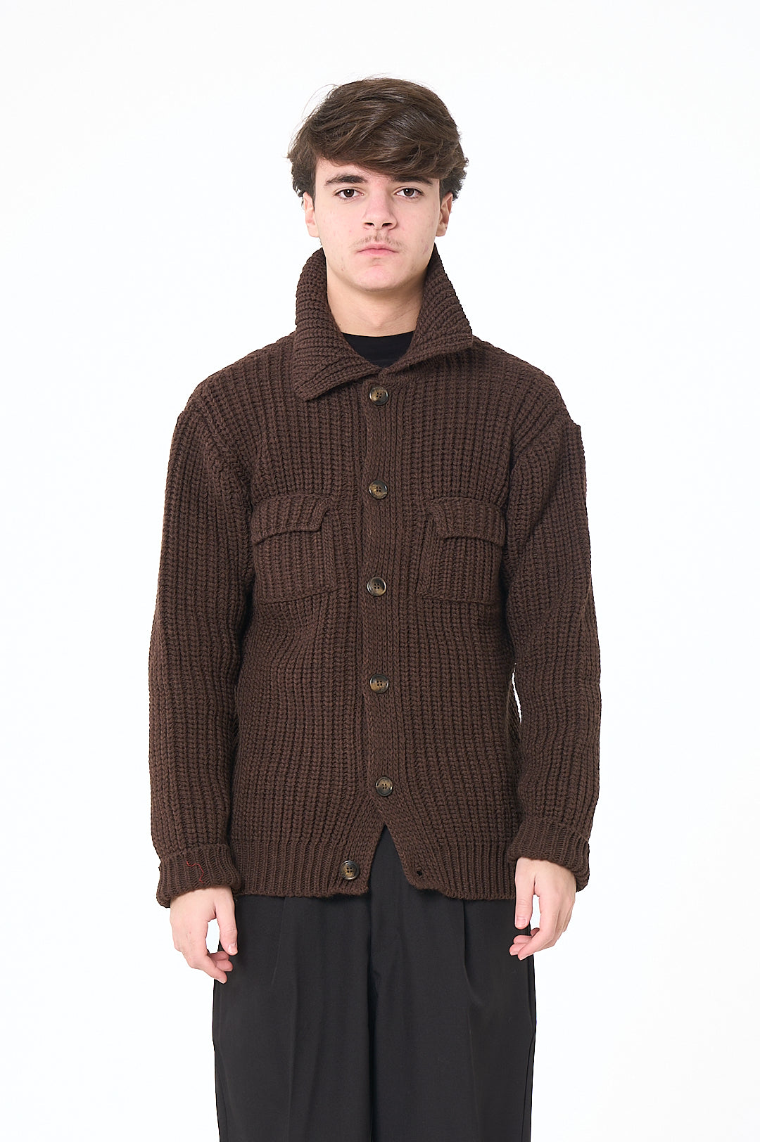 Cardigan Con Tasche