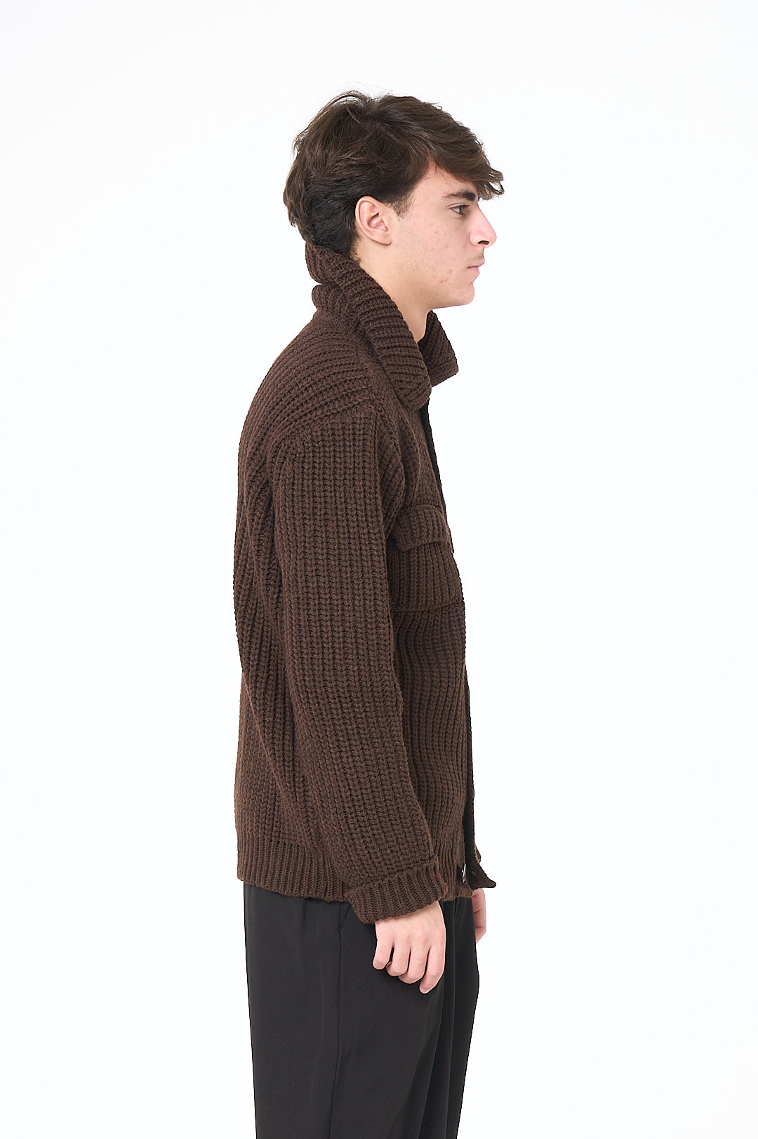 Cardigan Con Tasche