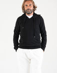 Cashmere Blend Hooded Sweatshirt