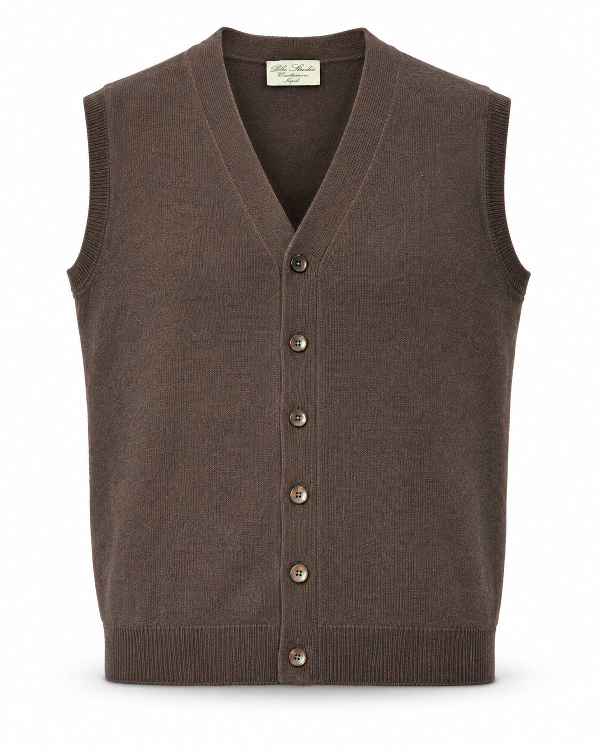 Gilet Abbottonato Cachemire BS