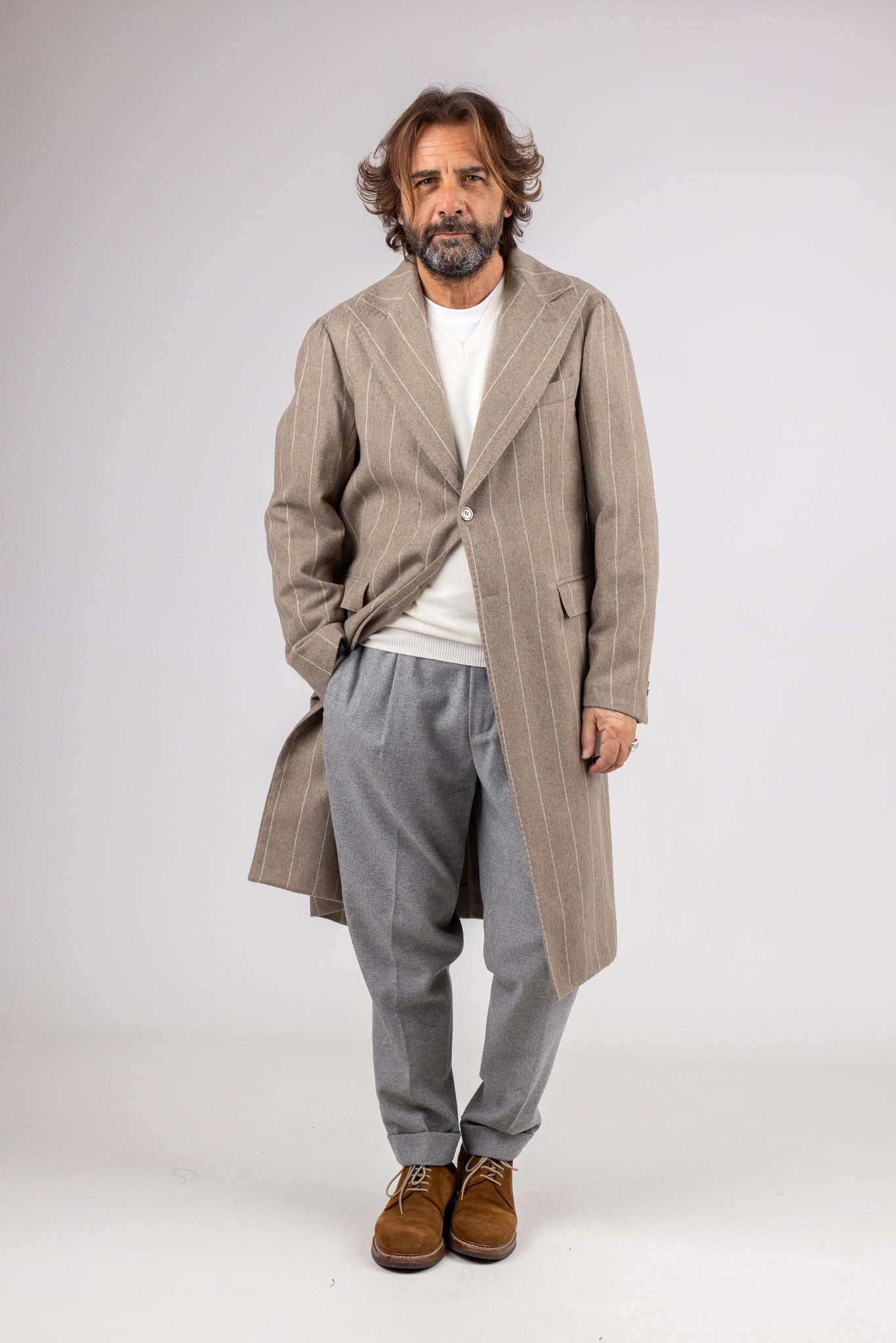 Cappotto Sartoria Gessato