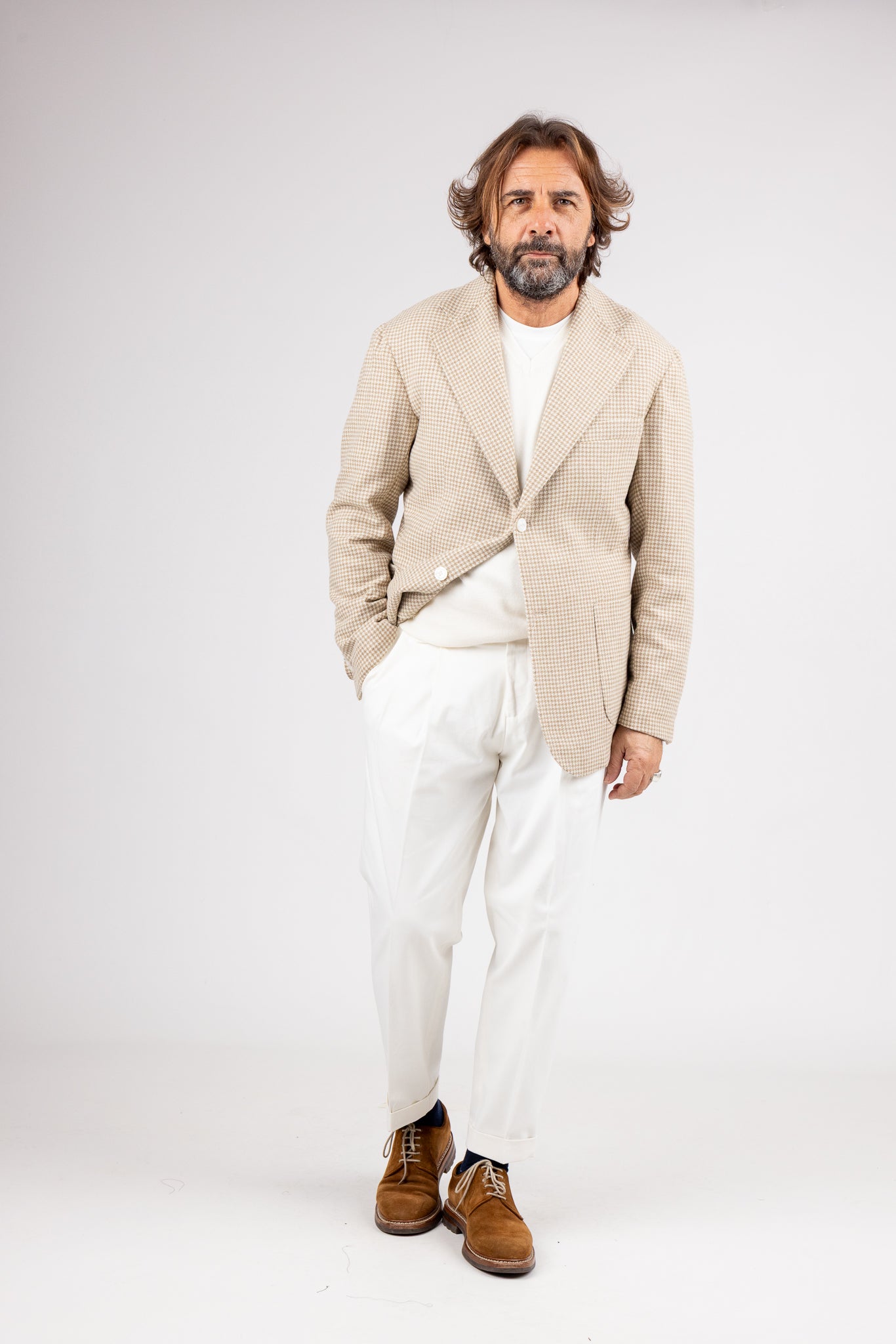 Giacca Napoli Oliver Pied de Poule