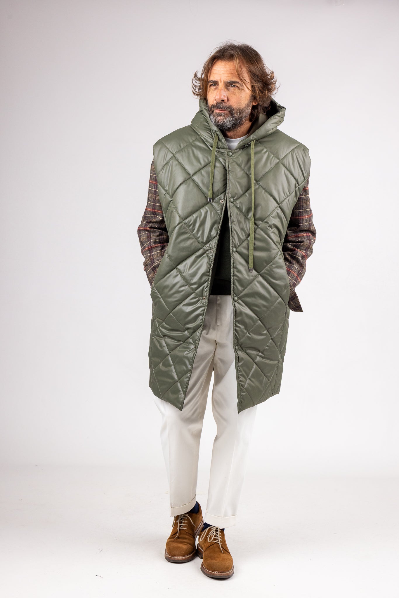 Smanicato Trapuntato Lungo