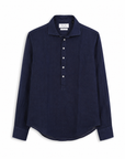 Polo Camicia Lino Tinta Unita