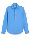 Polo Camicia Lino Tinta Unita