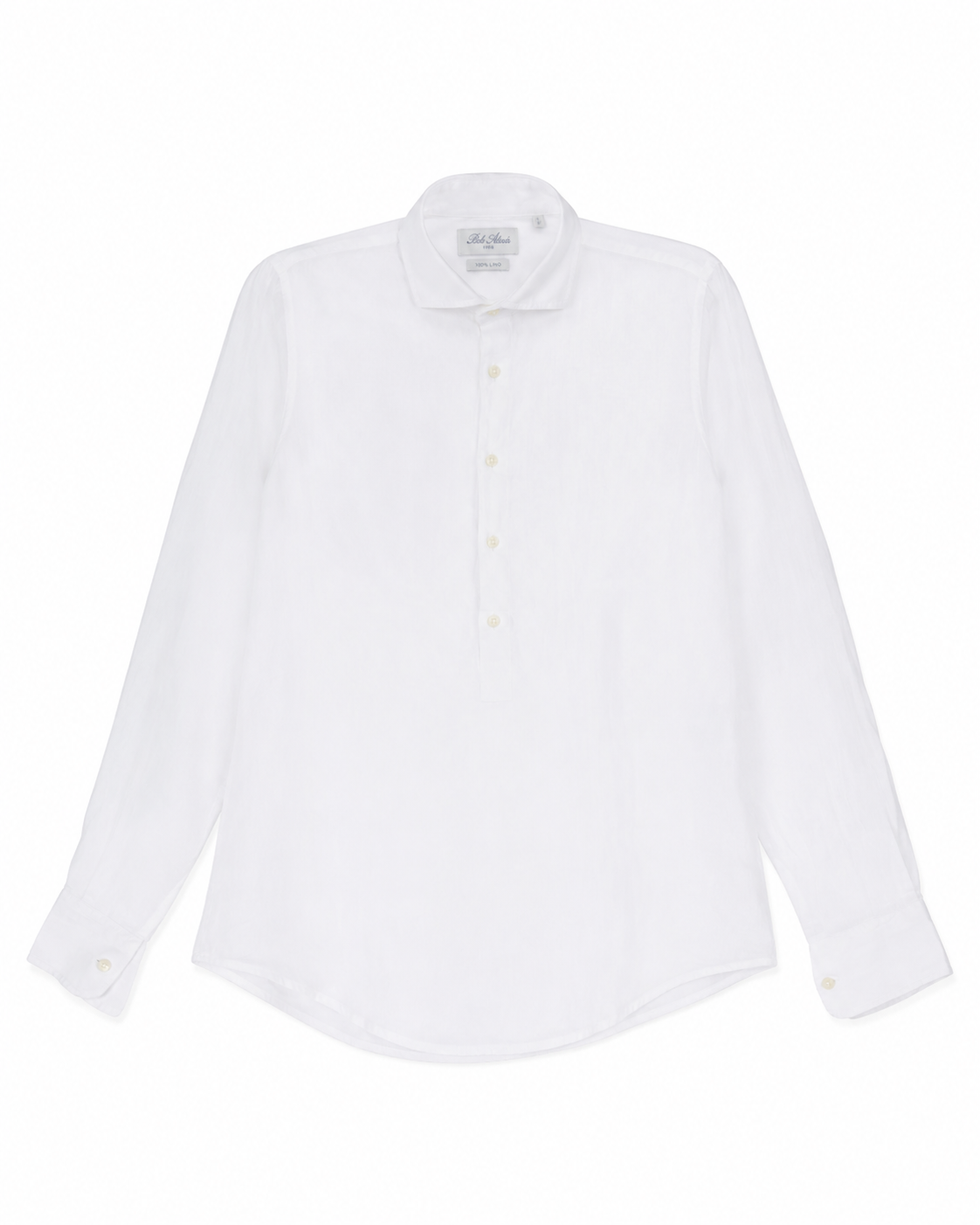 Polo Camicia Lino Tinta Unita