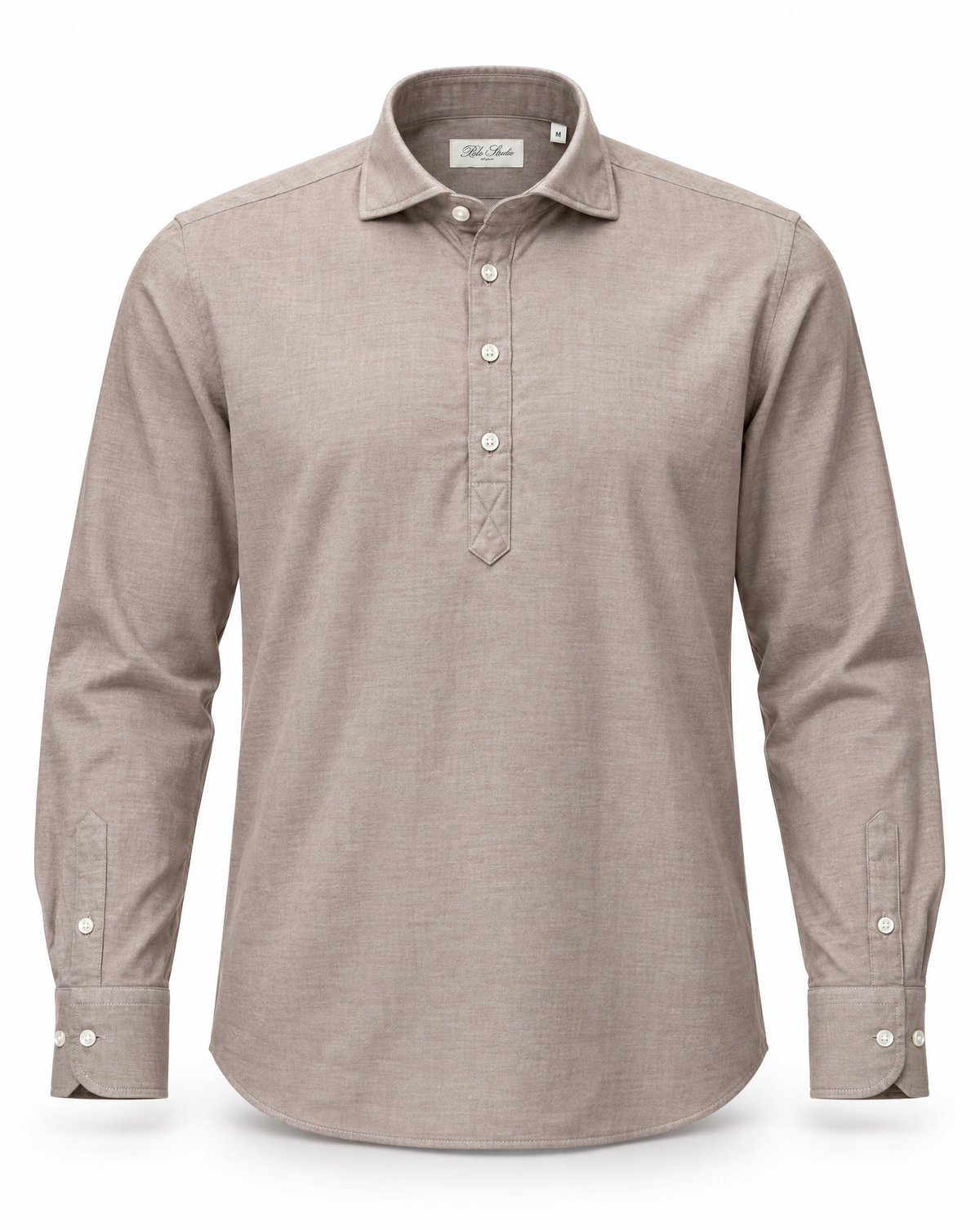 Polo Camicia Over Flanella Unita