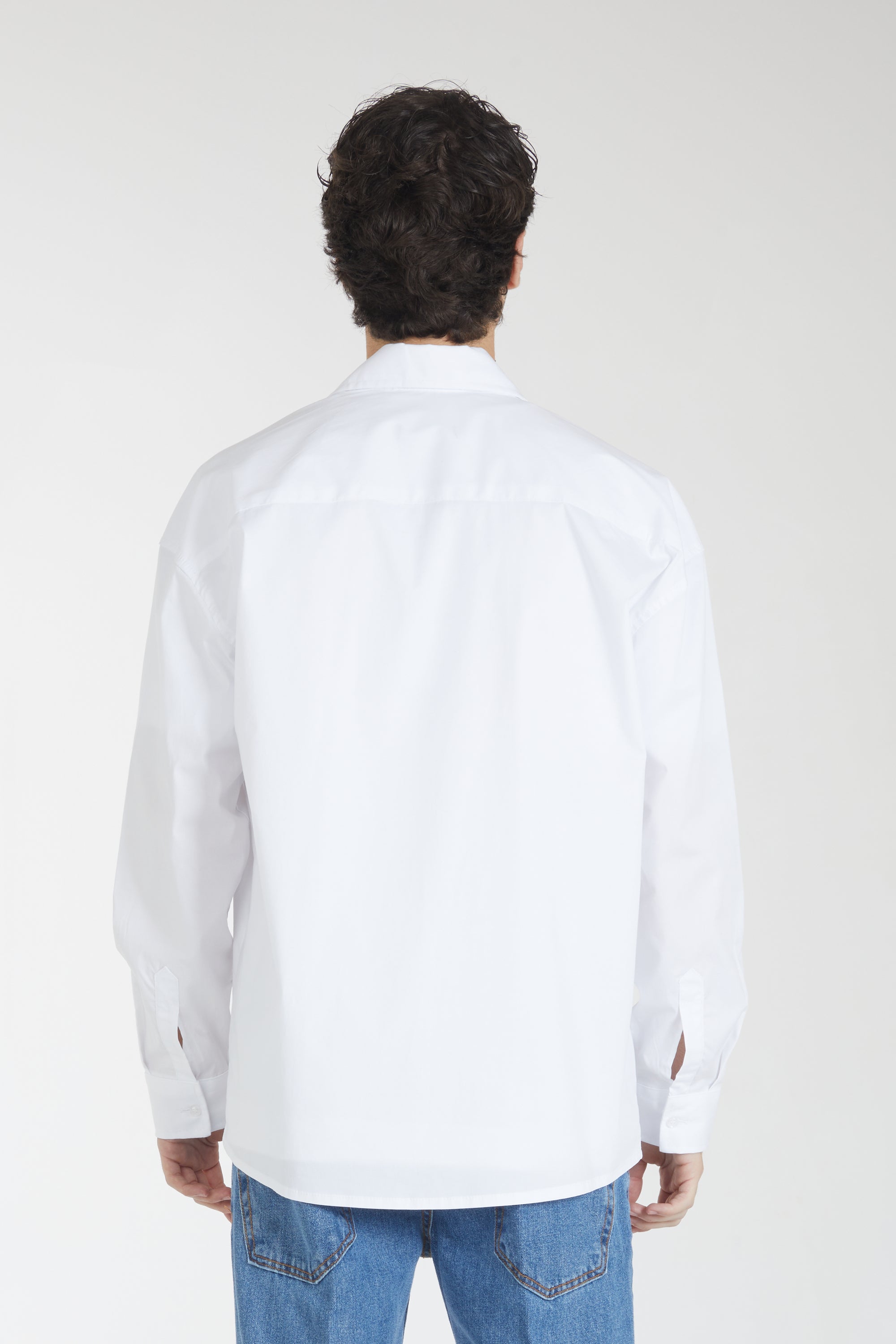 Camicia Over Tinta Unita