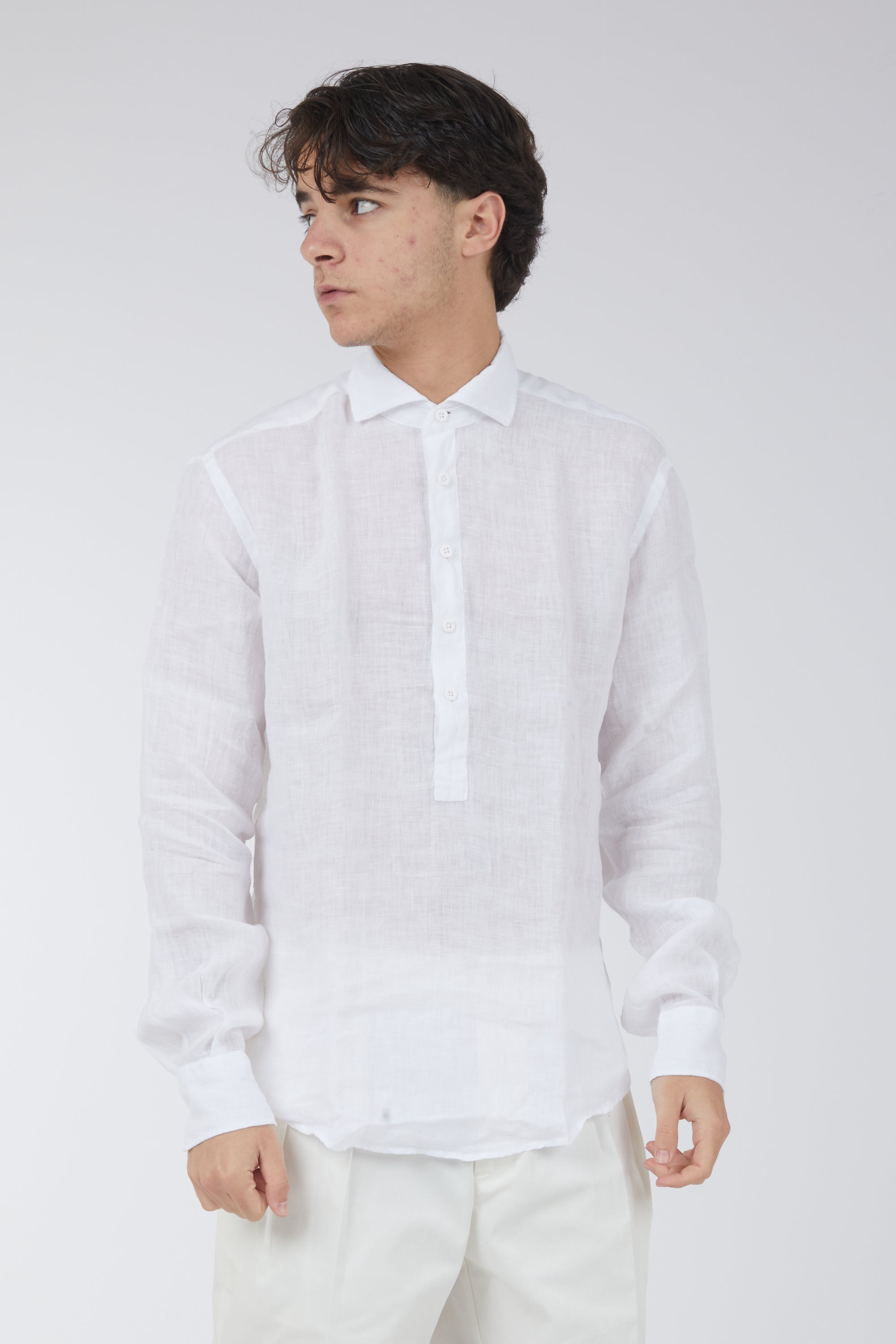 Polo Camicia Lino