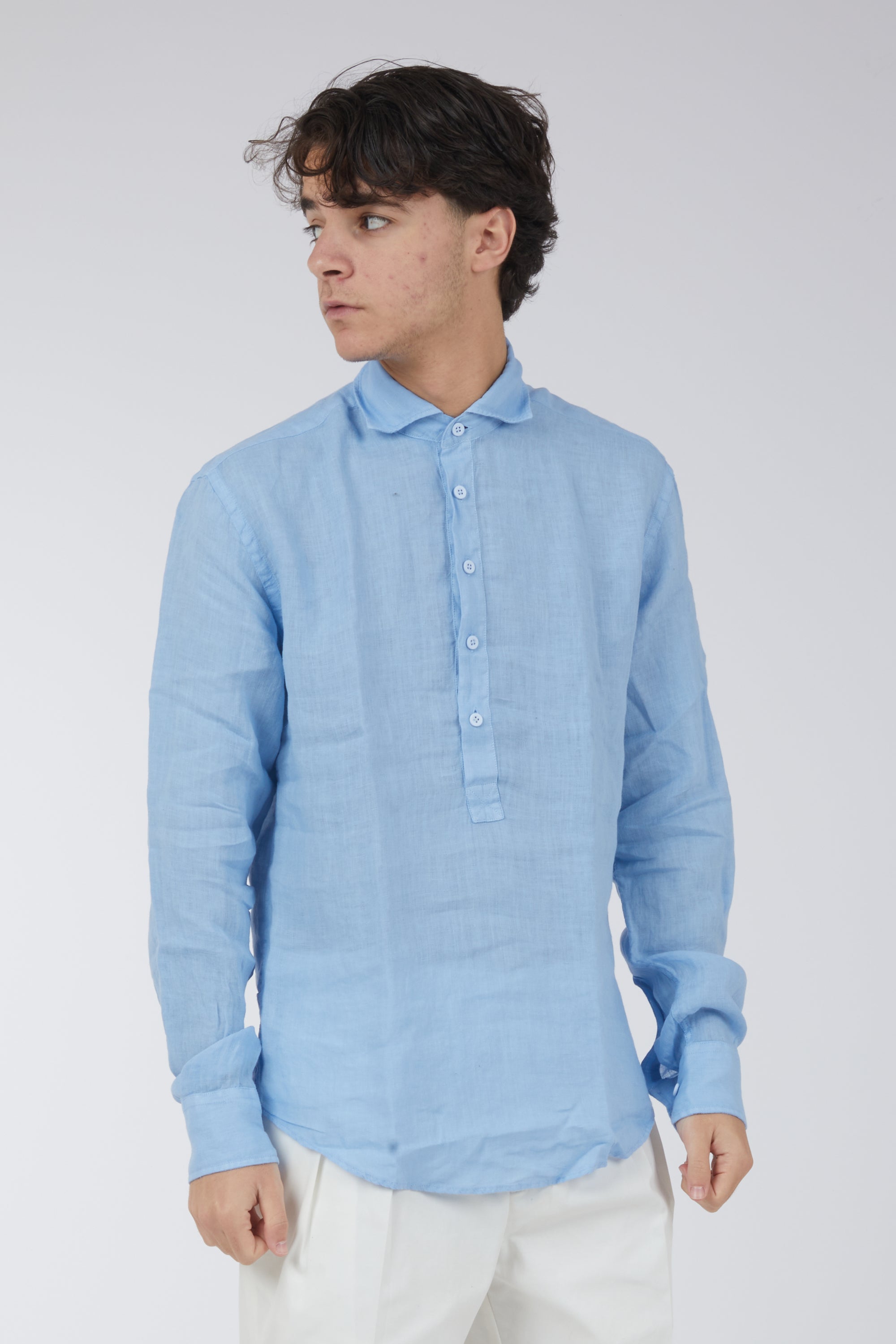 Polo Camicia Lino