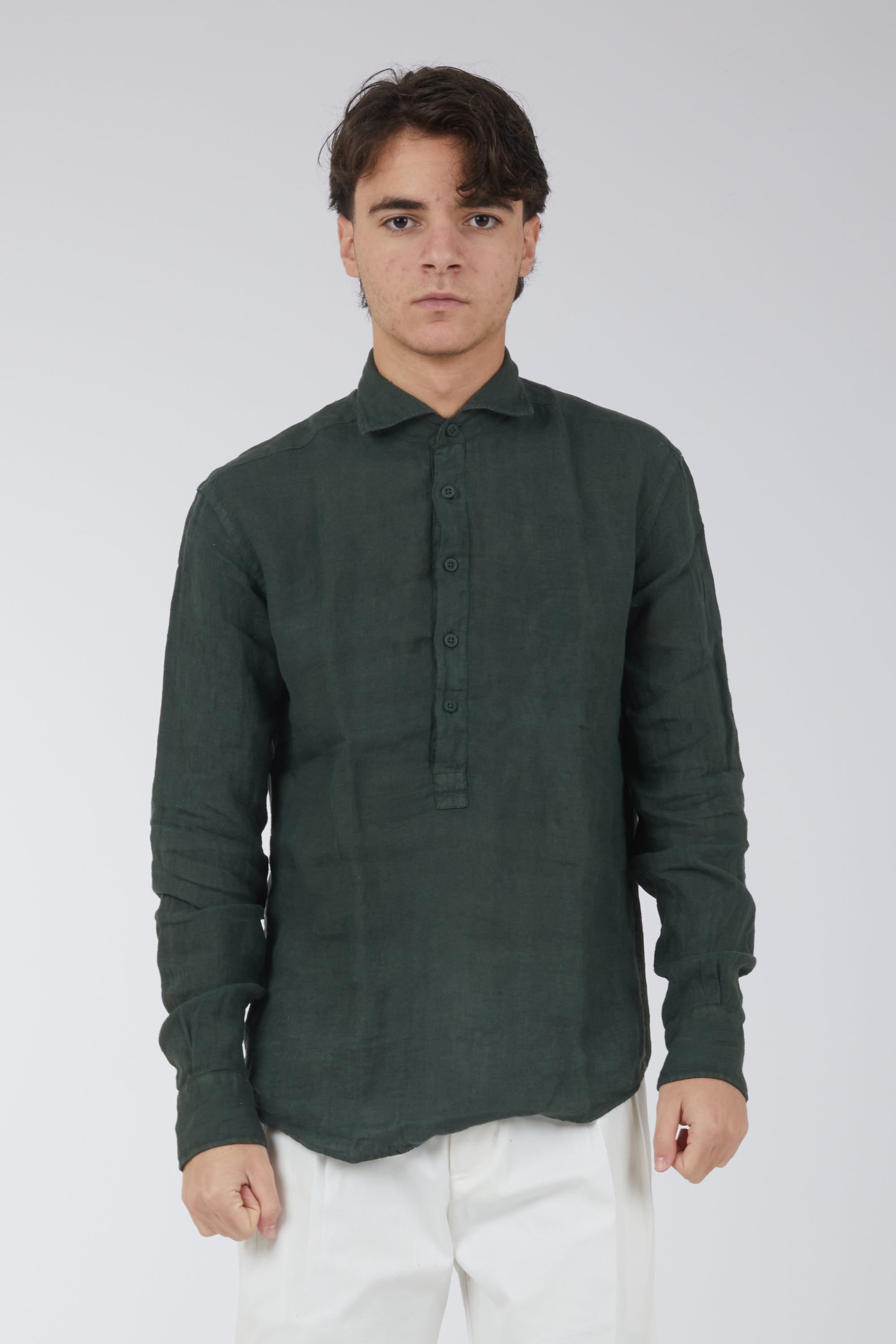 Polo Camicia Lino