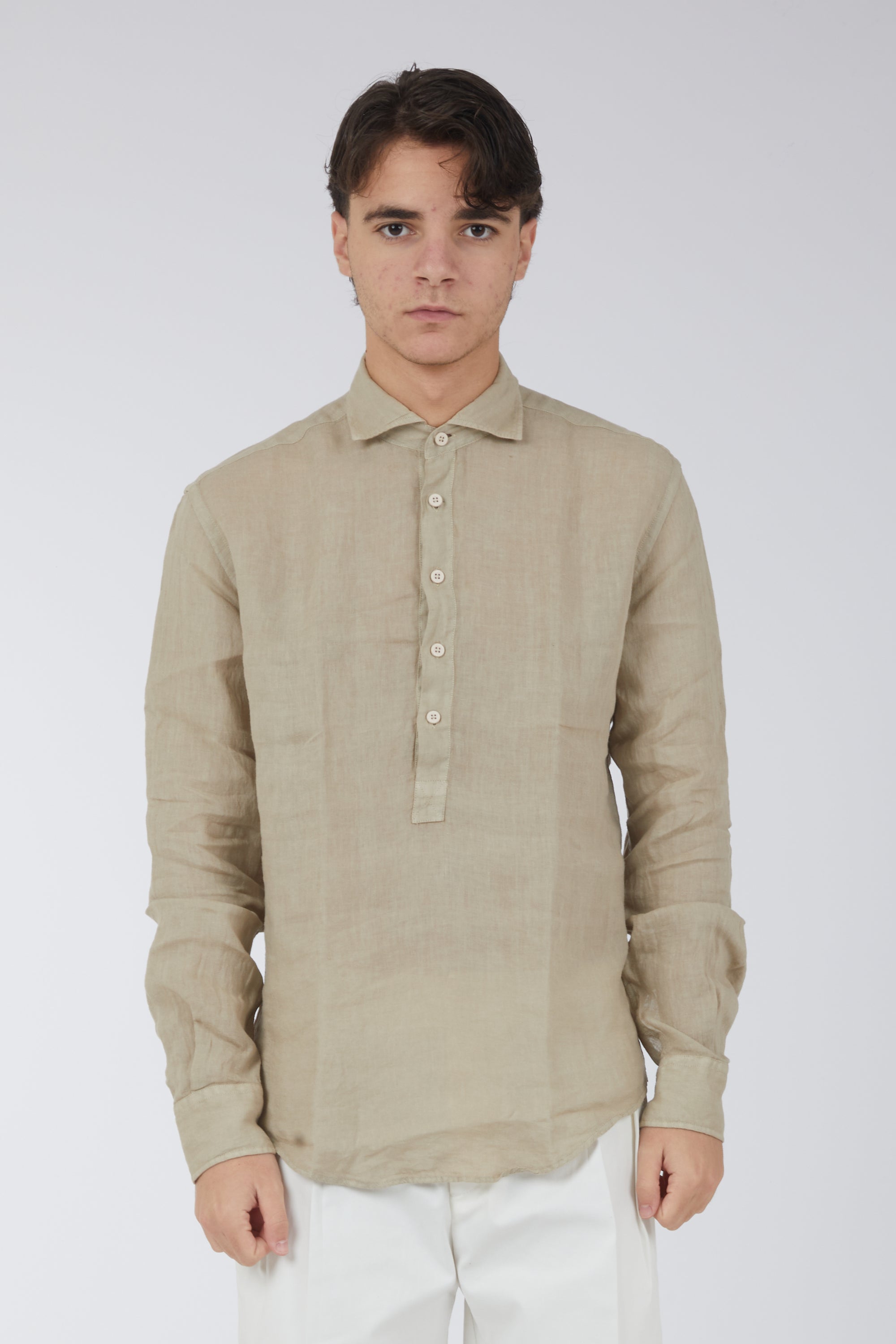 Polo Camicia Lino