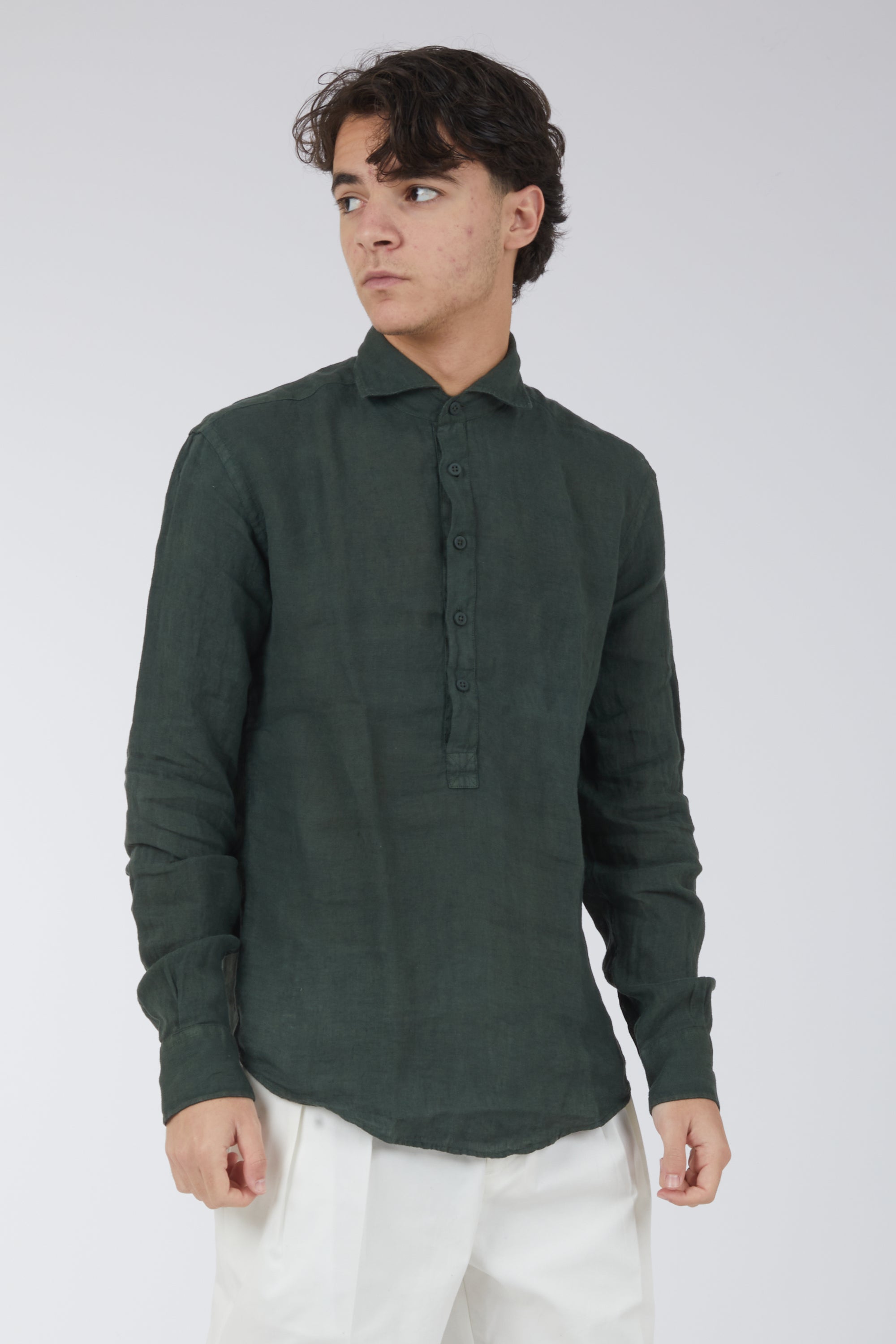Polo Camicia Lino