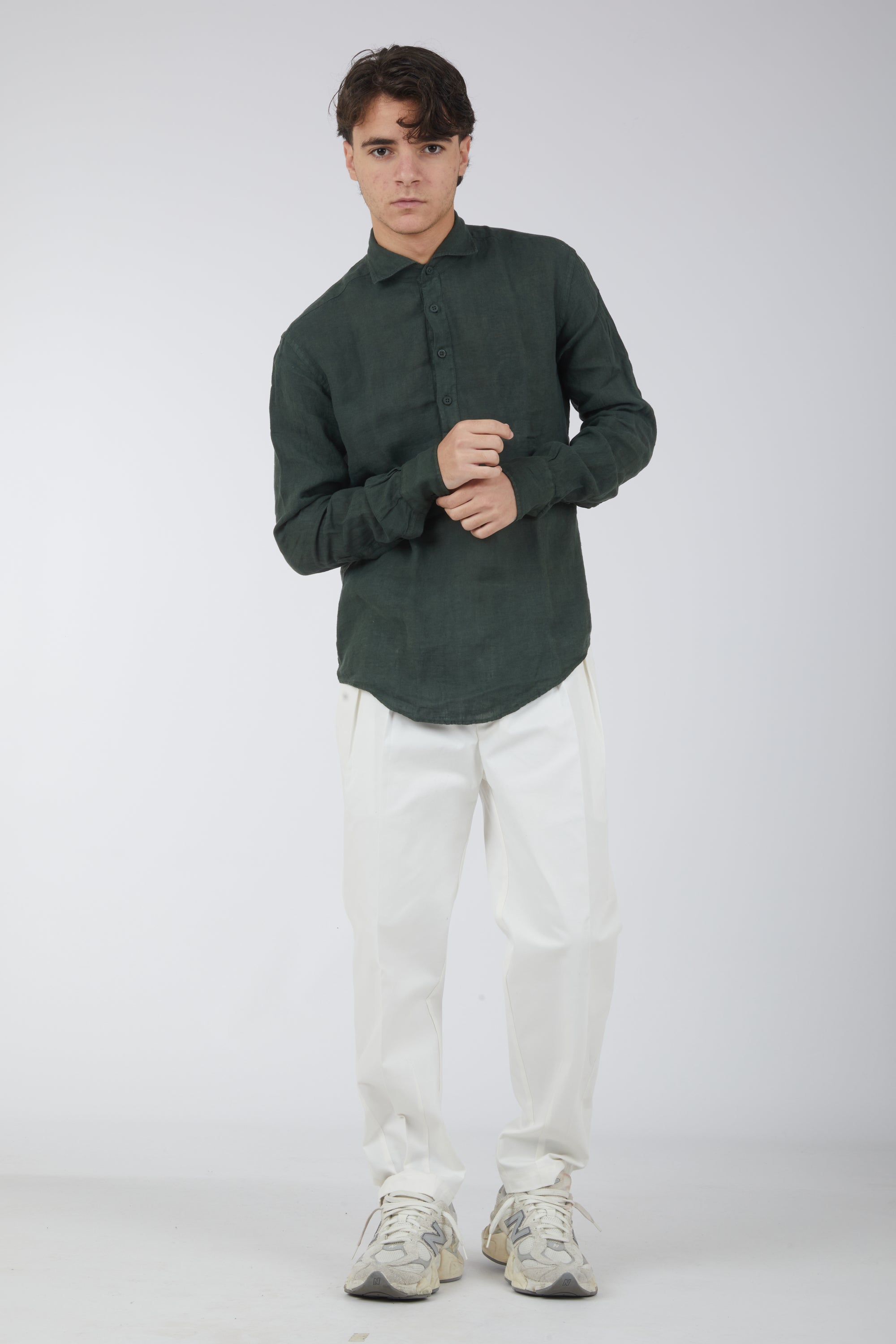 Polo Camicia Lino